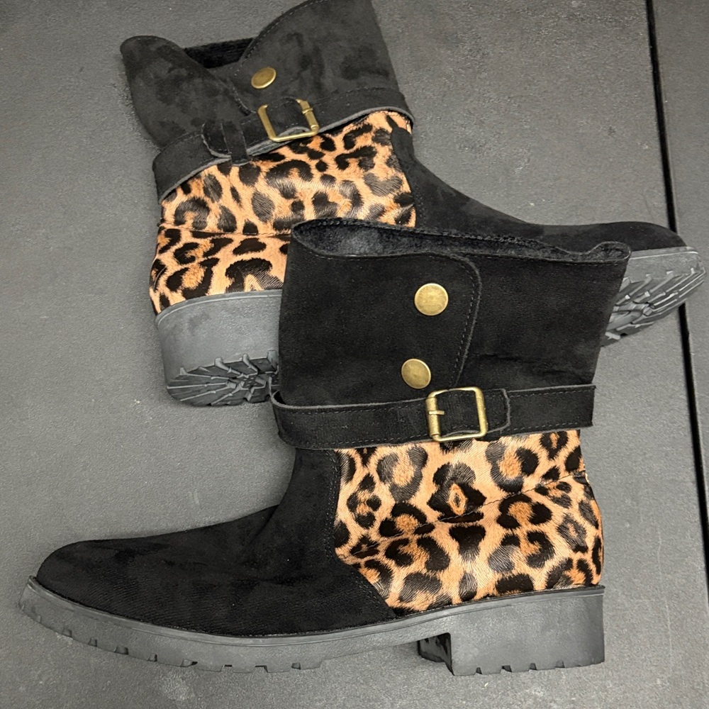 Leopard boots for Women - Picture 7 of 10
